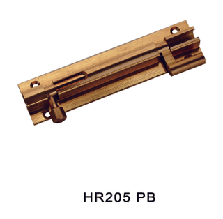 Boulon de verrouillage de porte de porte en acier (HR205 PB)