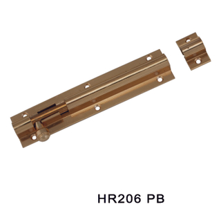 Boulon de verrouillage de porte de porte en acier (HR206 PB)