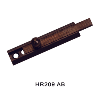 Boulon de verrouillage de porte de verrou de porte en acier (HR209 AB)