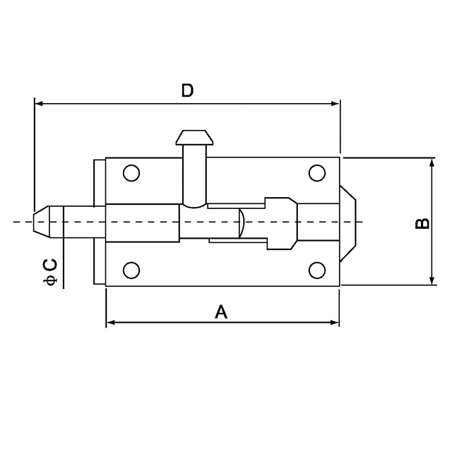 Boulon en acier s&eacute;rie 8 AX-2