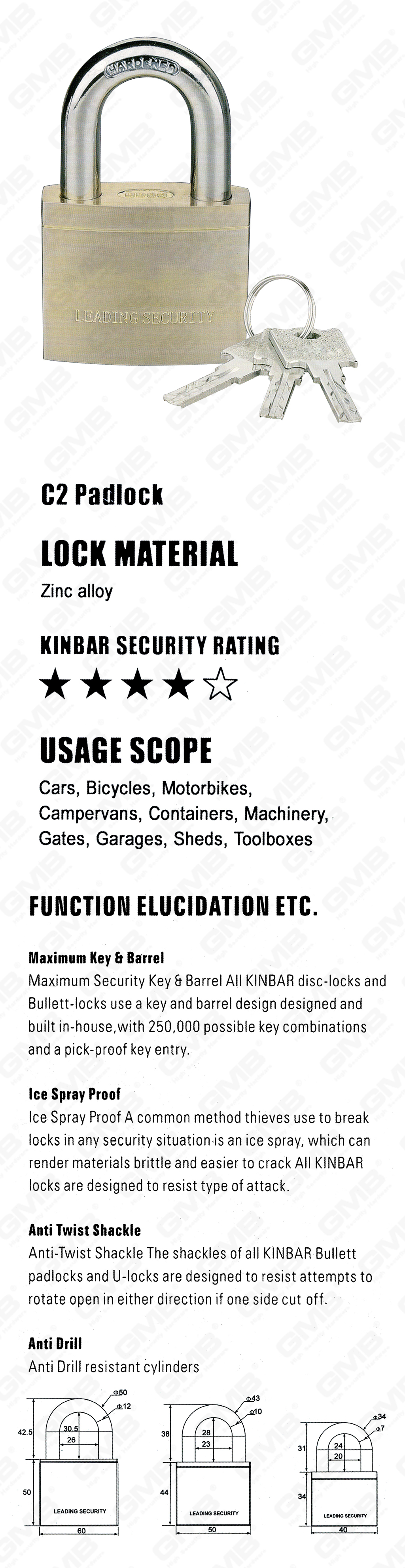 挂锁网站图2_【073】Serrure en alliage de zinc moul&eacute;-52