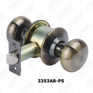 Grande résistance et durabillity ANSI Standard Cylindrical Knob Lock Series (3353AB-PS)