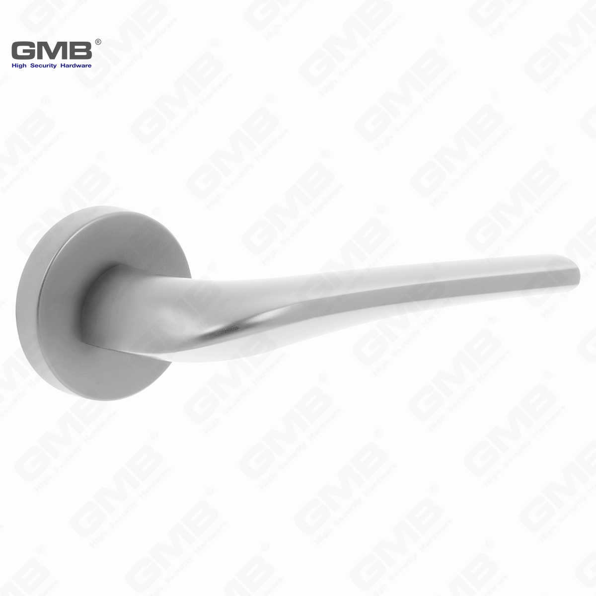 Poignée de verrouillage de porte divisée en alliage de zinc simple moderne sur la rosette ronde （Z062404）