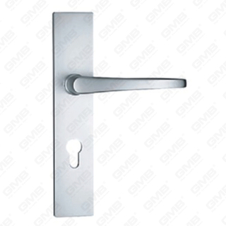 Poignée de porte en aluminium oxygéné sur la poignée de porte de la plaque (G501-G53)