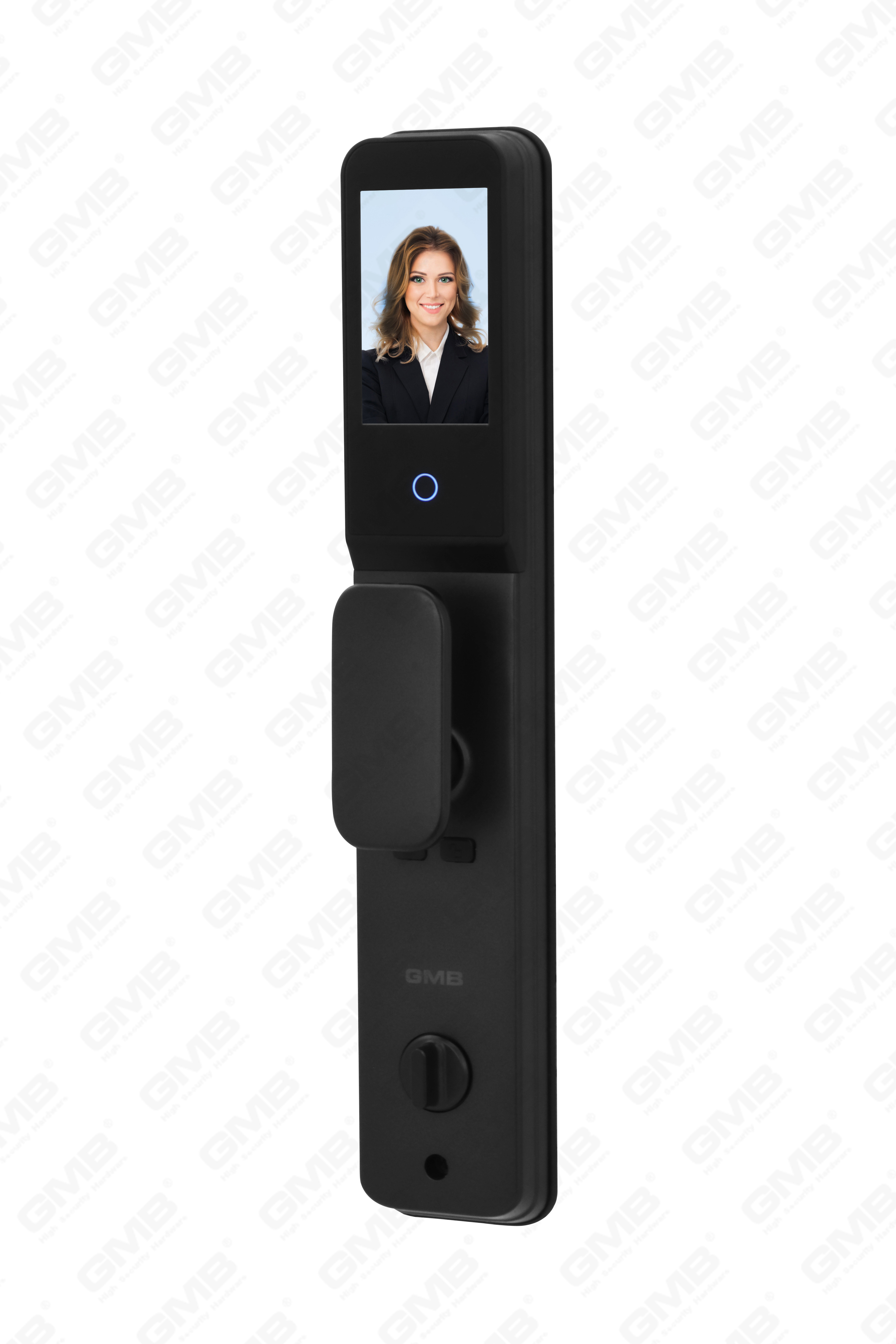 Empreinte digitale haute sécurité / carte RFID / WiFi / Tuya / TT App / avec caméra Intelligent anti-PEP Digital Smart Door Lock (830)