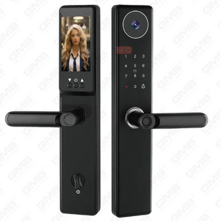 Empreinte digitale haute sécurité / carte RFID / WiFi / Tuya / TT App / avec caméra Intelligent anti-PEPS Digital Smart Door Lock (934)