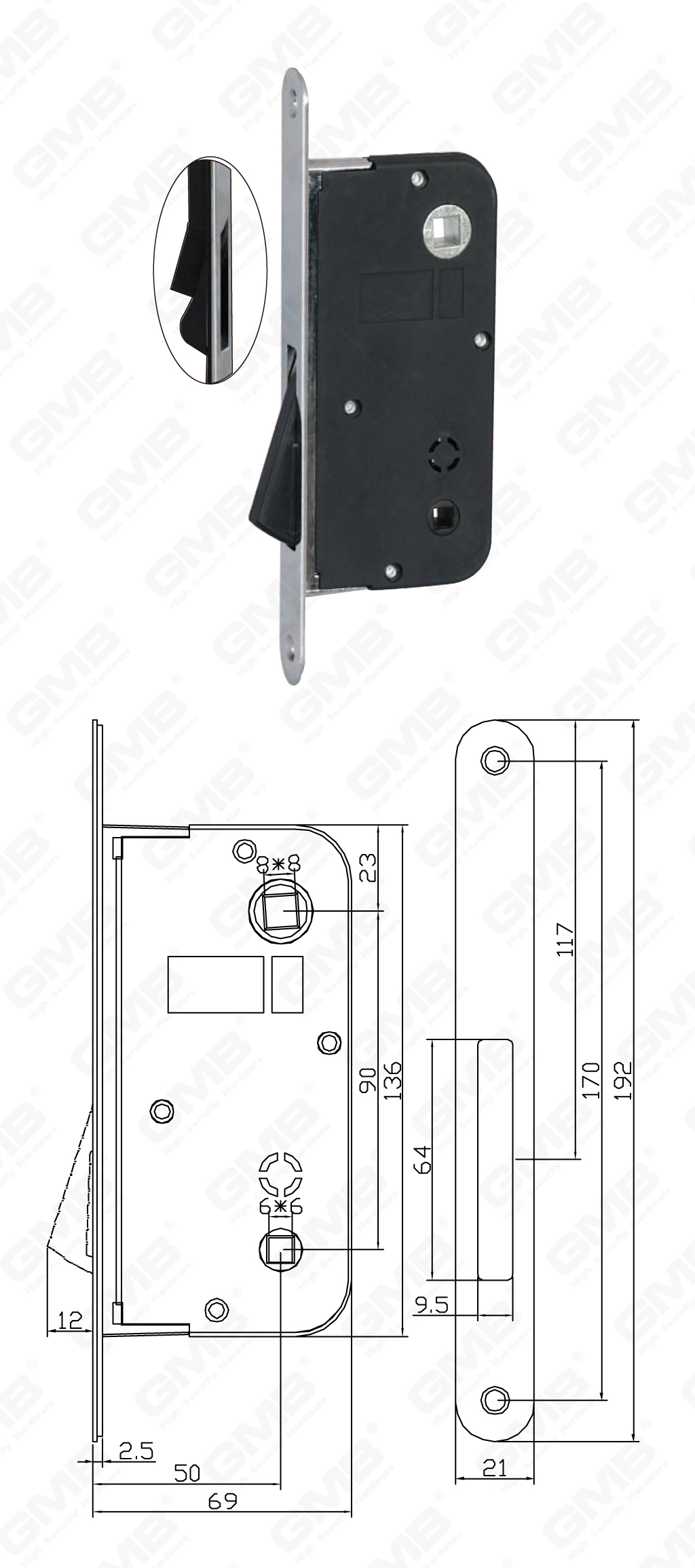 02 Serrure &agrave; mortaiser第一部分_CX9050B-A-14