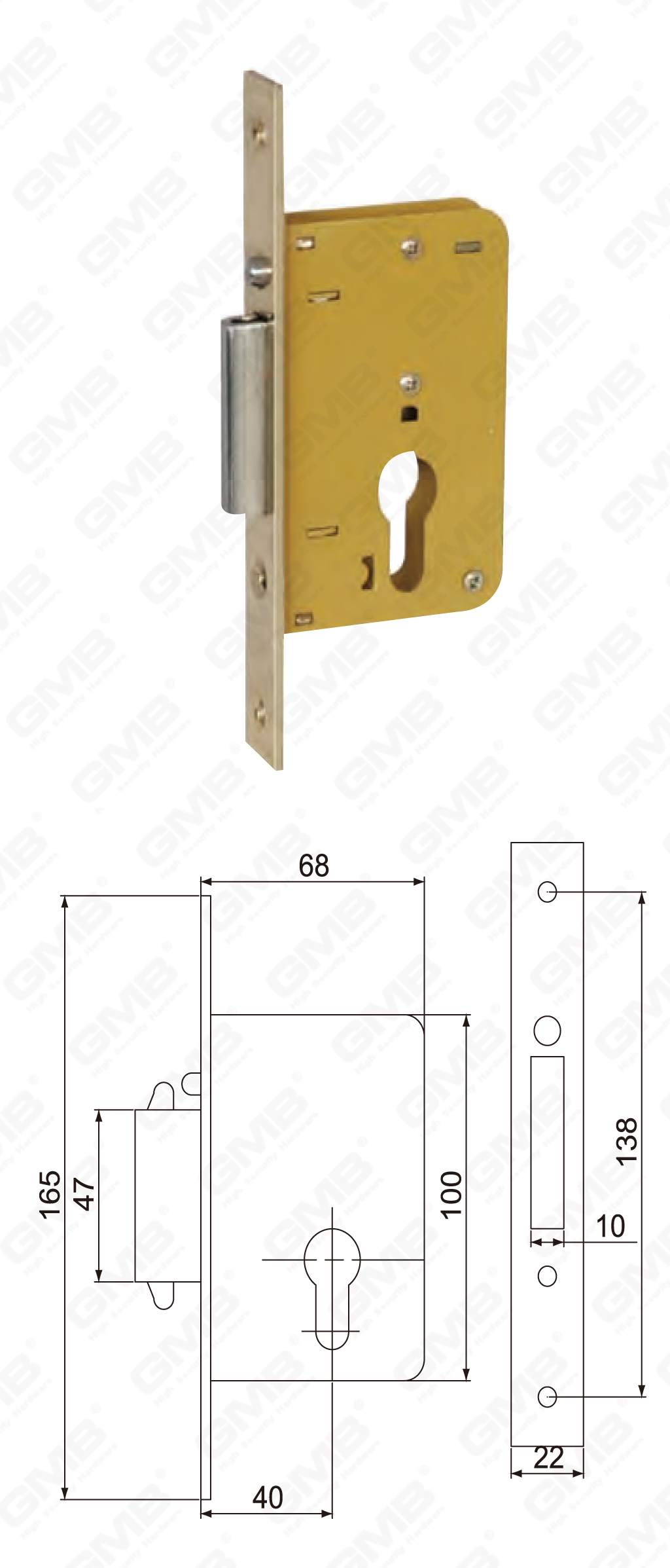 02 Serrure &agrave; mortaise第四部分_940A-75