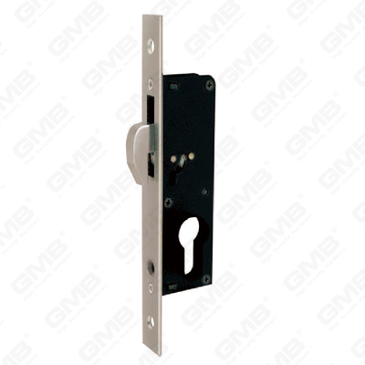 Serrure de porte en aluminium de haute sécurité serrure à trou de cylindre serrure à crochet pour porte coulissante (Z0235B-2-K2)