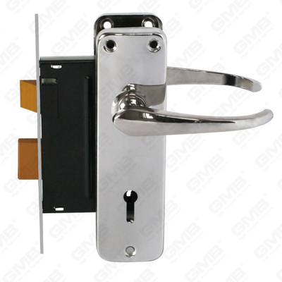 Ensemble de serrure de porte haute sécurité avec pêne demi-tour Ensemble de serrure Poignée de serrure de boîtier de serrure (225AL)