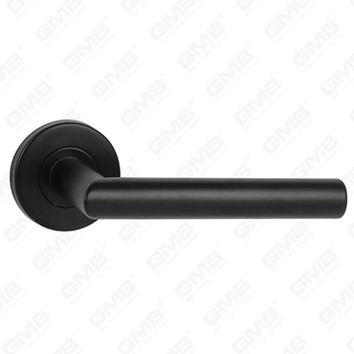 Conception de style moderne de couleur noire de haute qualité # 304 Poignée de porte en acier inoxydable Poignée de levier rose (GB03-103)