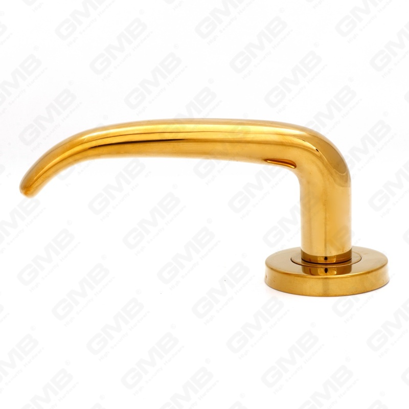 Poignée de levier de porte intérieure ronde d'entrée en acier inoxydable SUS304 de haute qualité BS En1906 Grade 4 (LHT007)