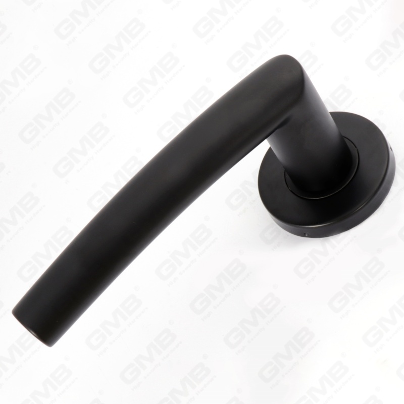 Poignée de levier de porte intérieure ronde d'entrée en acier inoxydable SUS304 de haute qualité BS En1906 Grade 4 (LHT015)