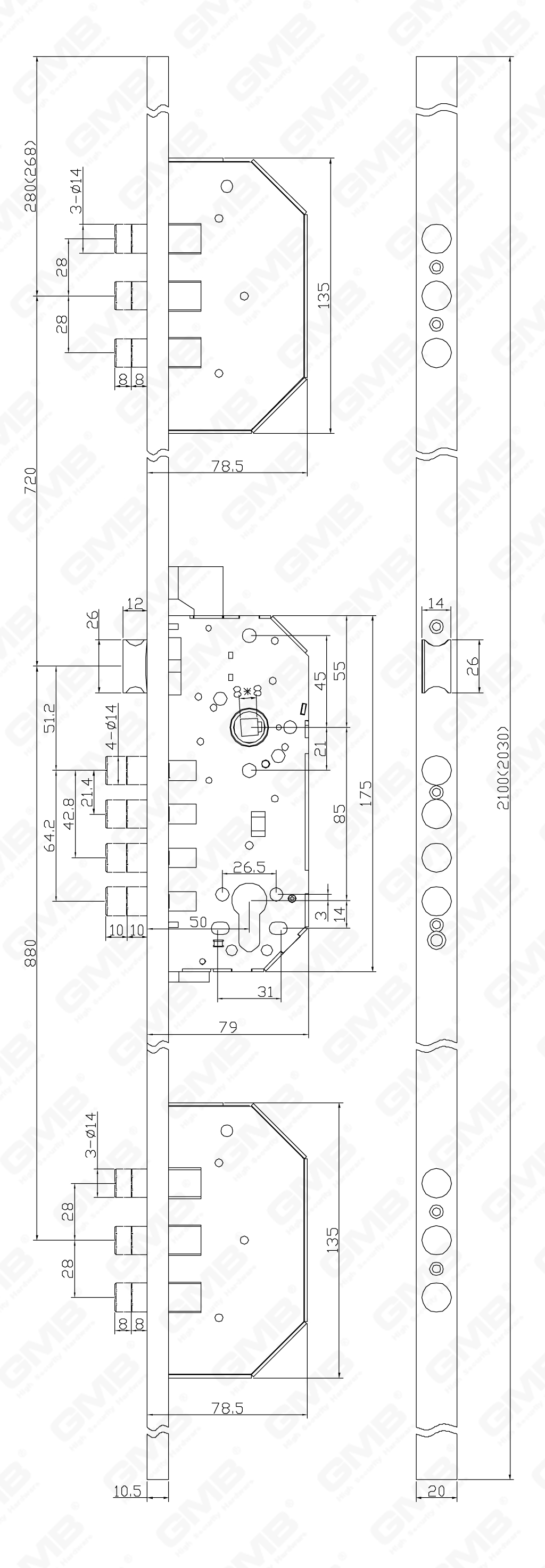 02 Serrure &agrave; mortaiser第四部分_3201B-TB-49