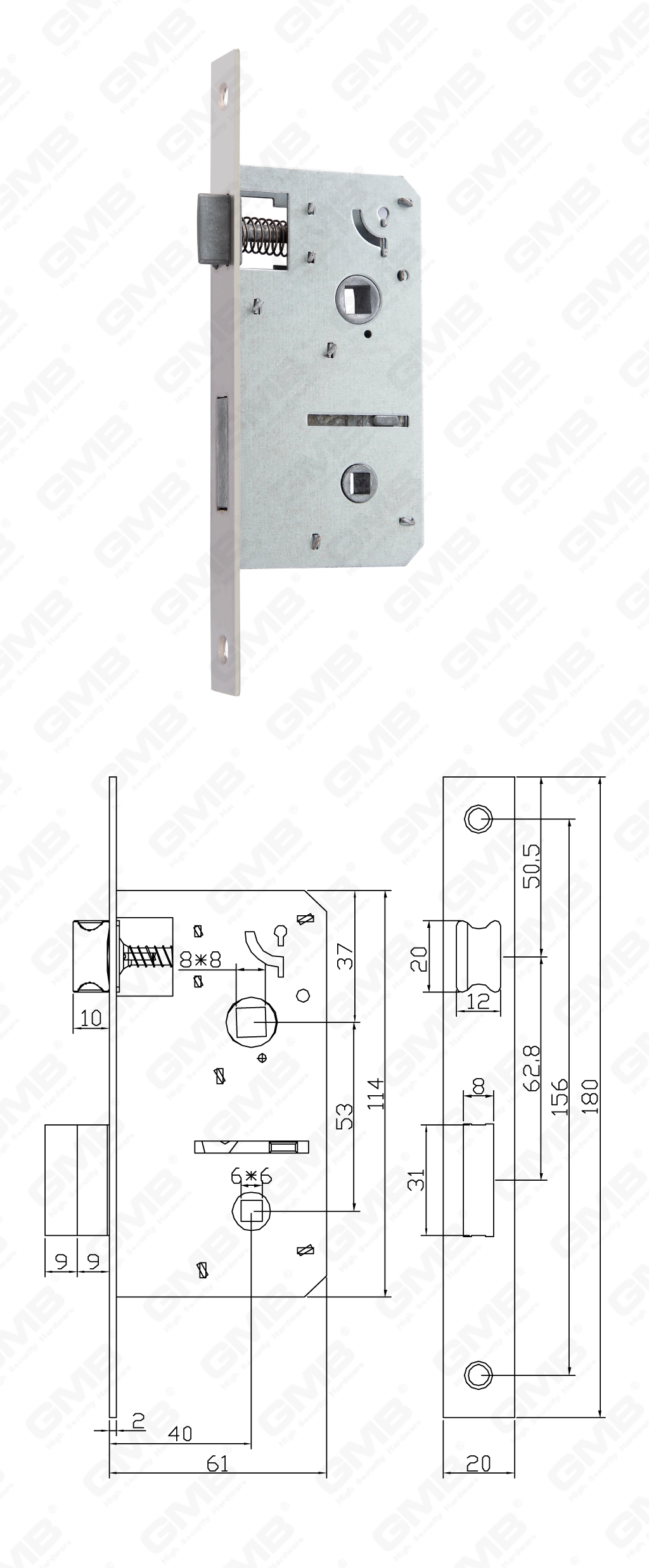 02 Serrure &agrave; mortaise第三部分_JH1002B-102