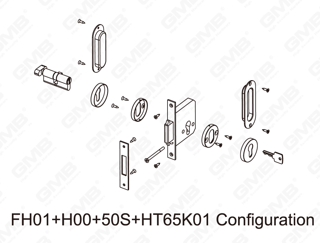 04 Serrure en acier inoxydable_40S-51