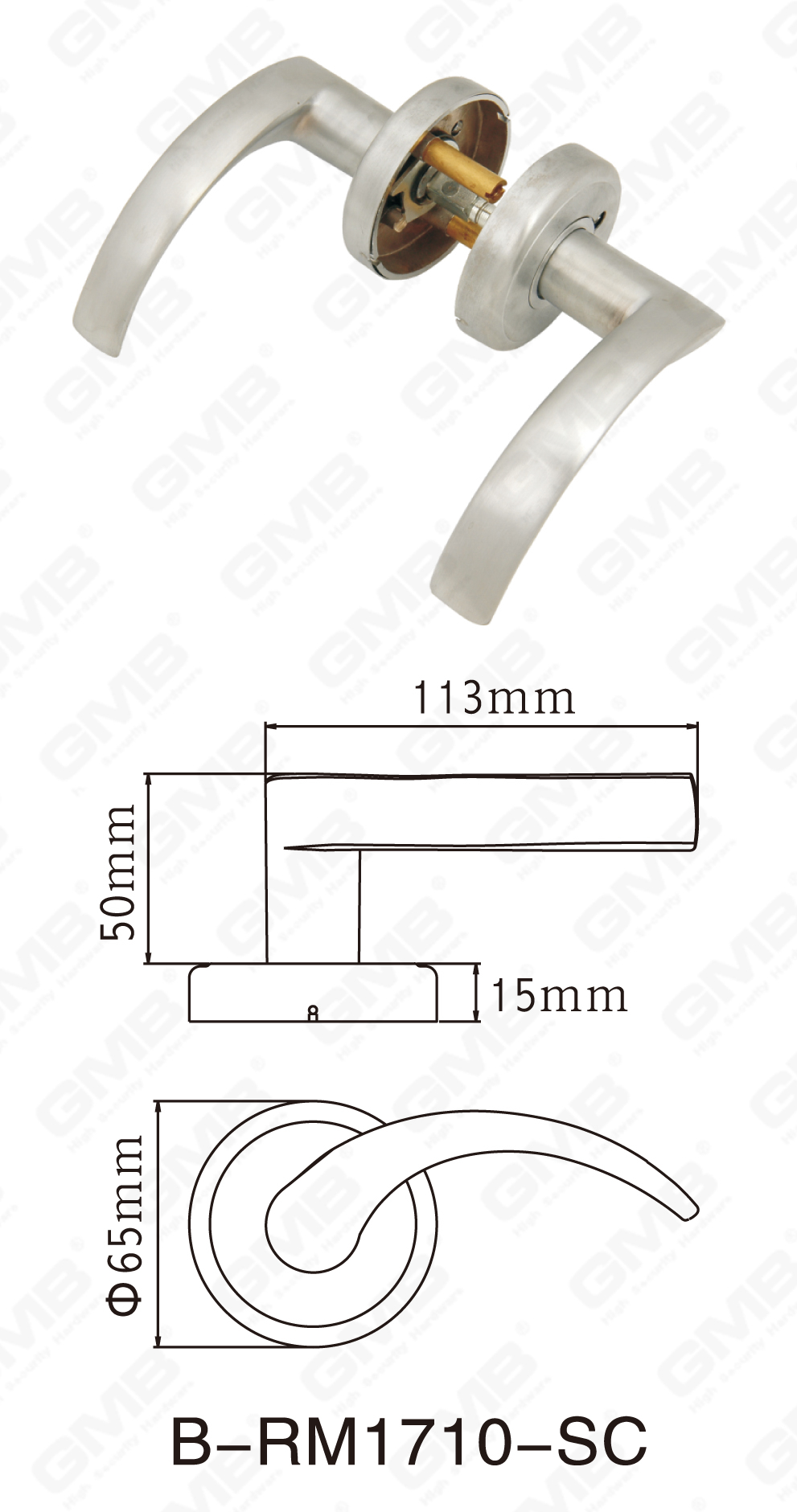 06 Handle en laiton _B-RM1710-SC-32