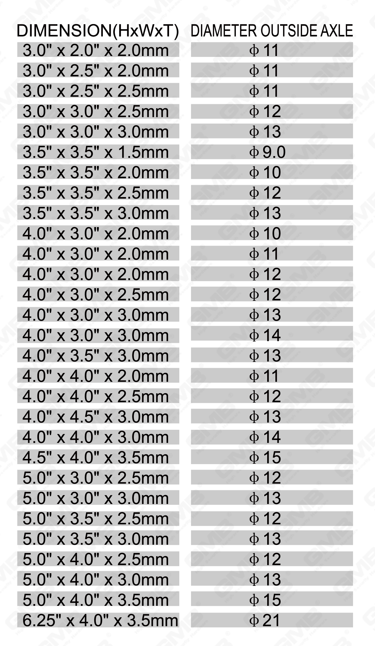 Charni&egrave;re en acier inoxydable Series_LDL-102-06