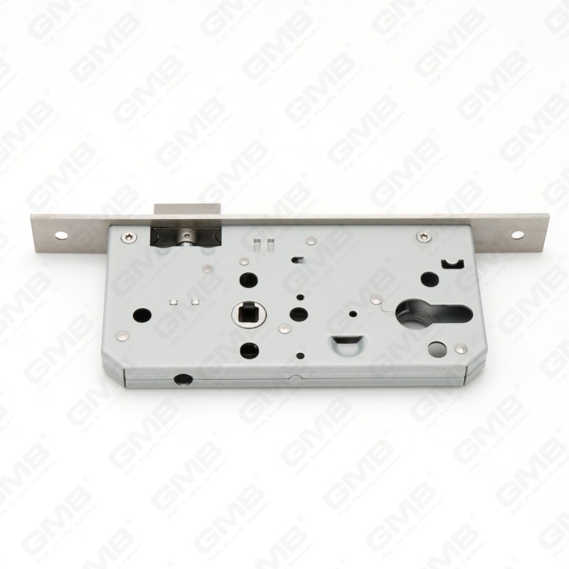 CE UL Standard sécurité Euro coupe-feu ceinture SUS en acier inoxydable commercial de haute qualité loquet de nuit serrure de porte à mortaise (72NF) (6072NF)