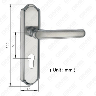 Poignée de levier de poignée de porte en acier inoxydable de haute qualité (HM504-HK15-SS)