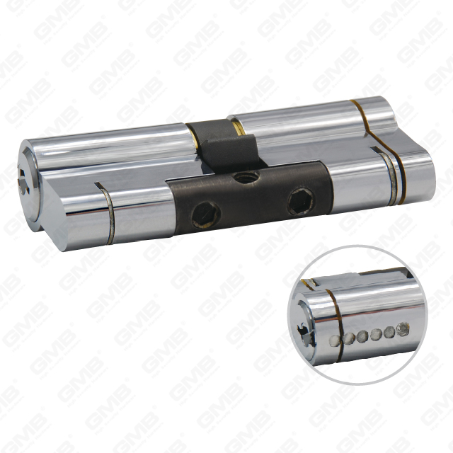 Cylindre de haute sécurité avec bande de disjoncteur et bouton-pression Cylindre de haute sécurité de qualité supérieure avec clés pour chambre [GMB-CY-34]