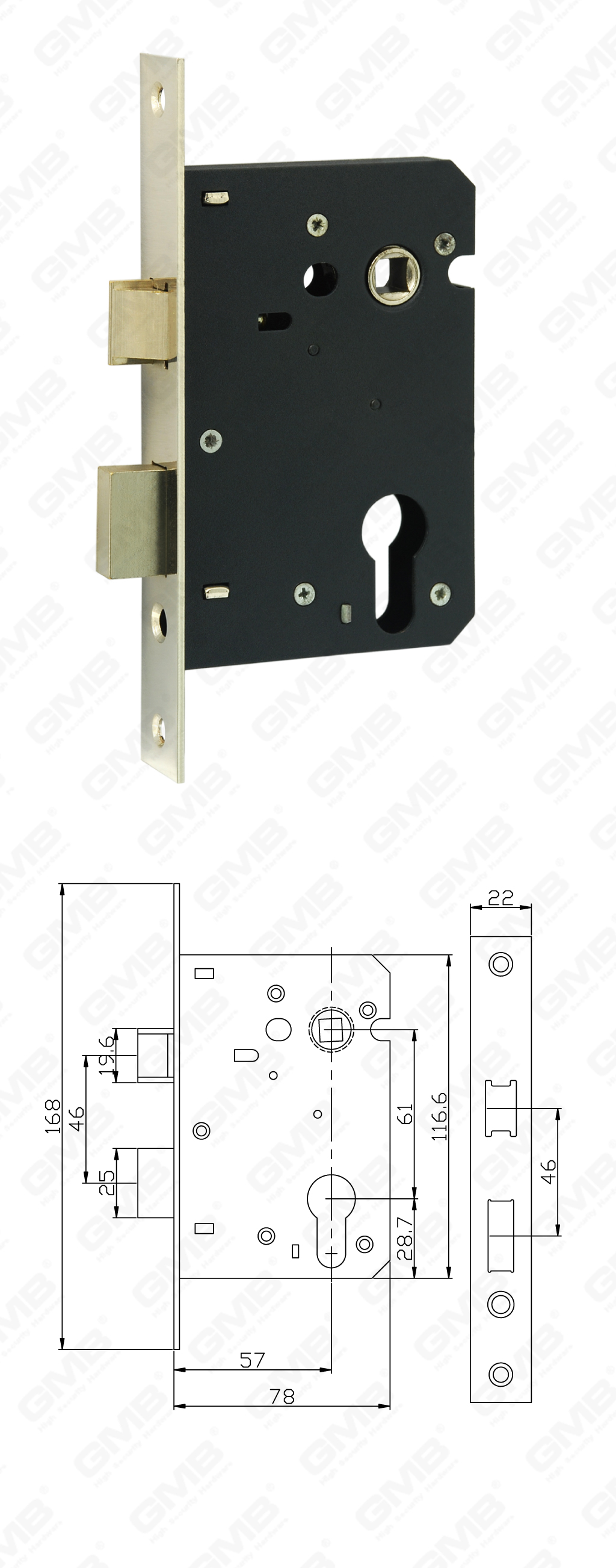 02 Serrure &agrave; mortaise第五部分_9218N-98