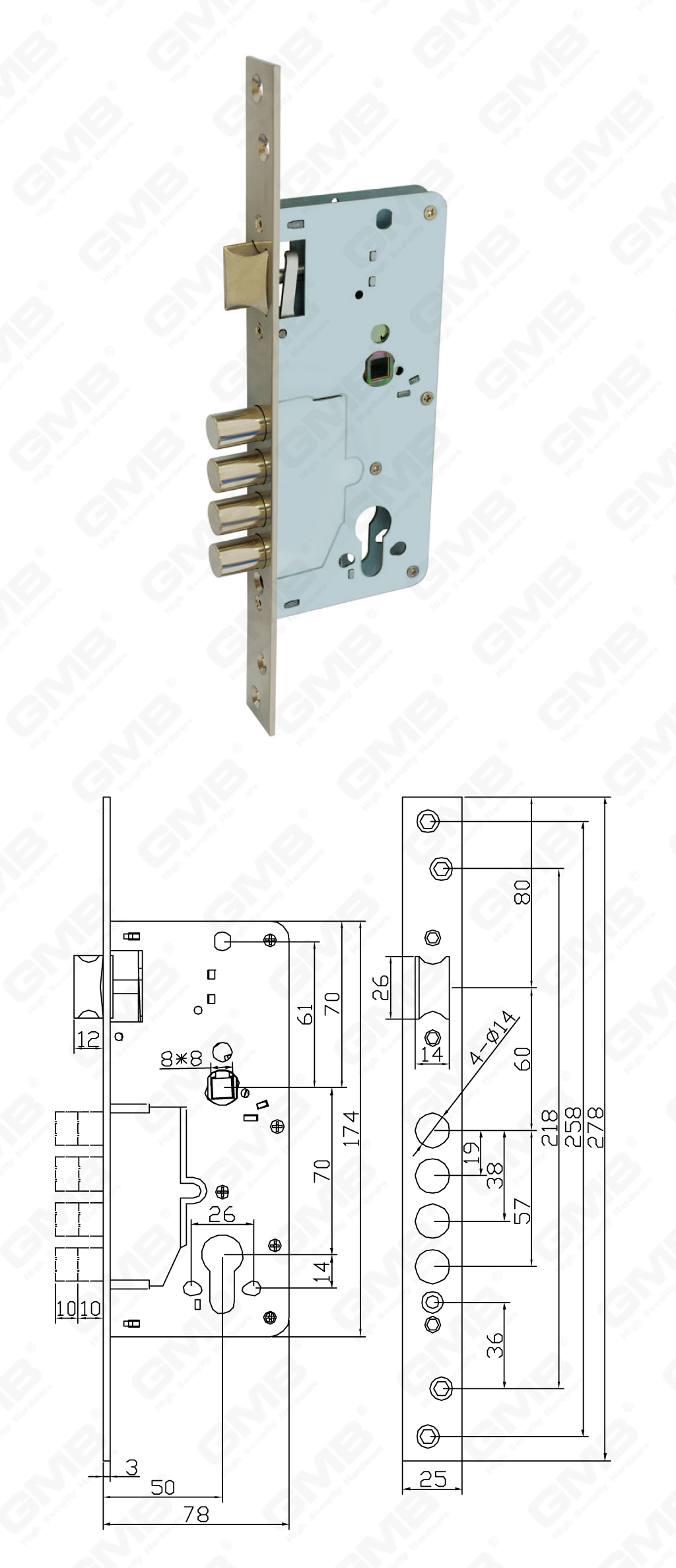 02 Serrure &agrave; mortaise第二部分_700B-02