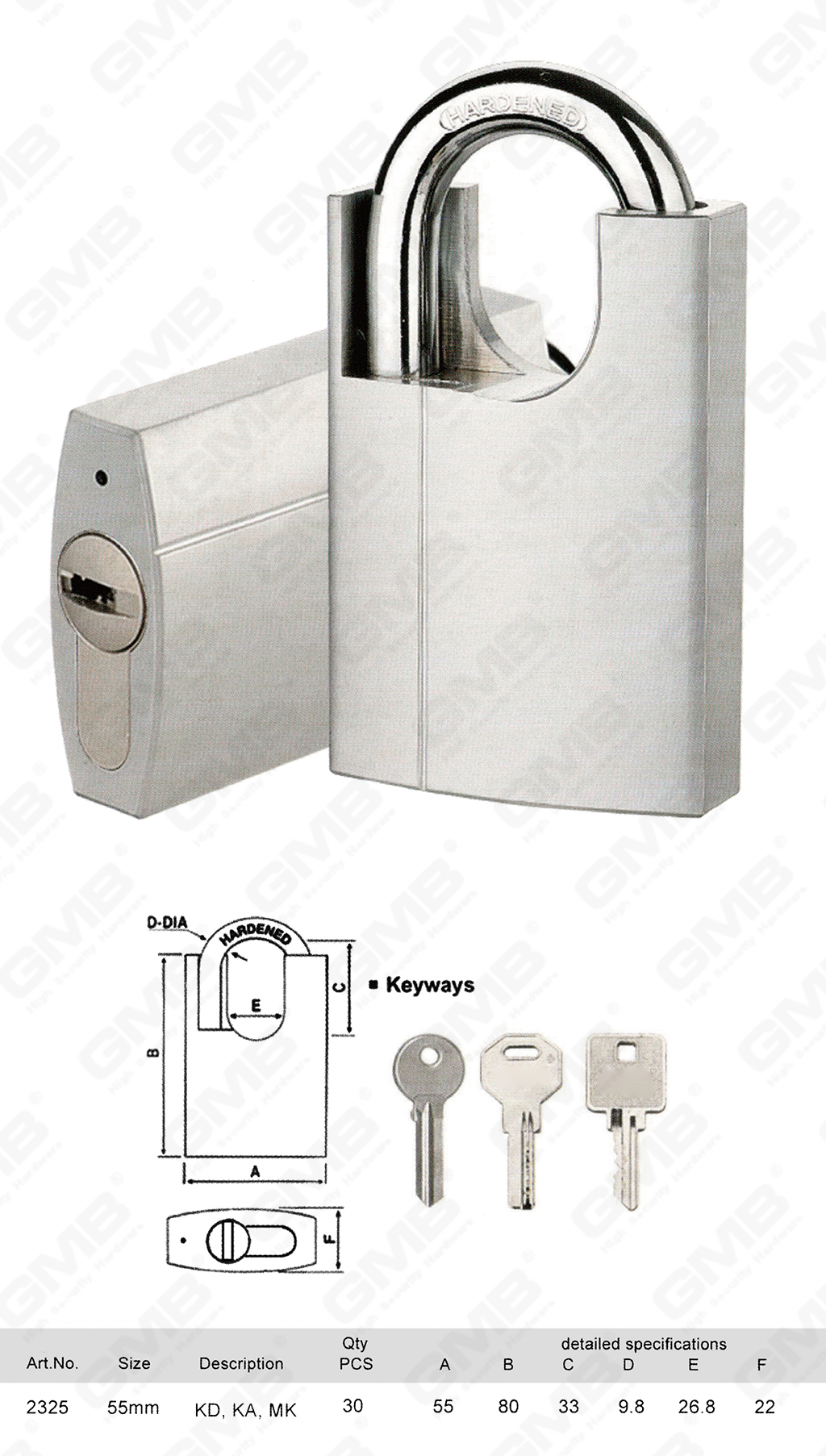 挂锁网站图3_【232】CADENAS EN LAITON AVEC MANILLE PROT&Eacute;G&Eacute;E (cylindre interchangeable)-44