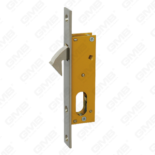 Serrure de porte en aluminium de haute sécurité serrure à trou de cylindre serrure à crochet pour porte coulissante (5586)