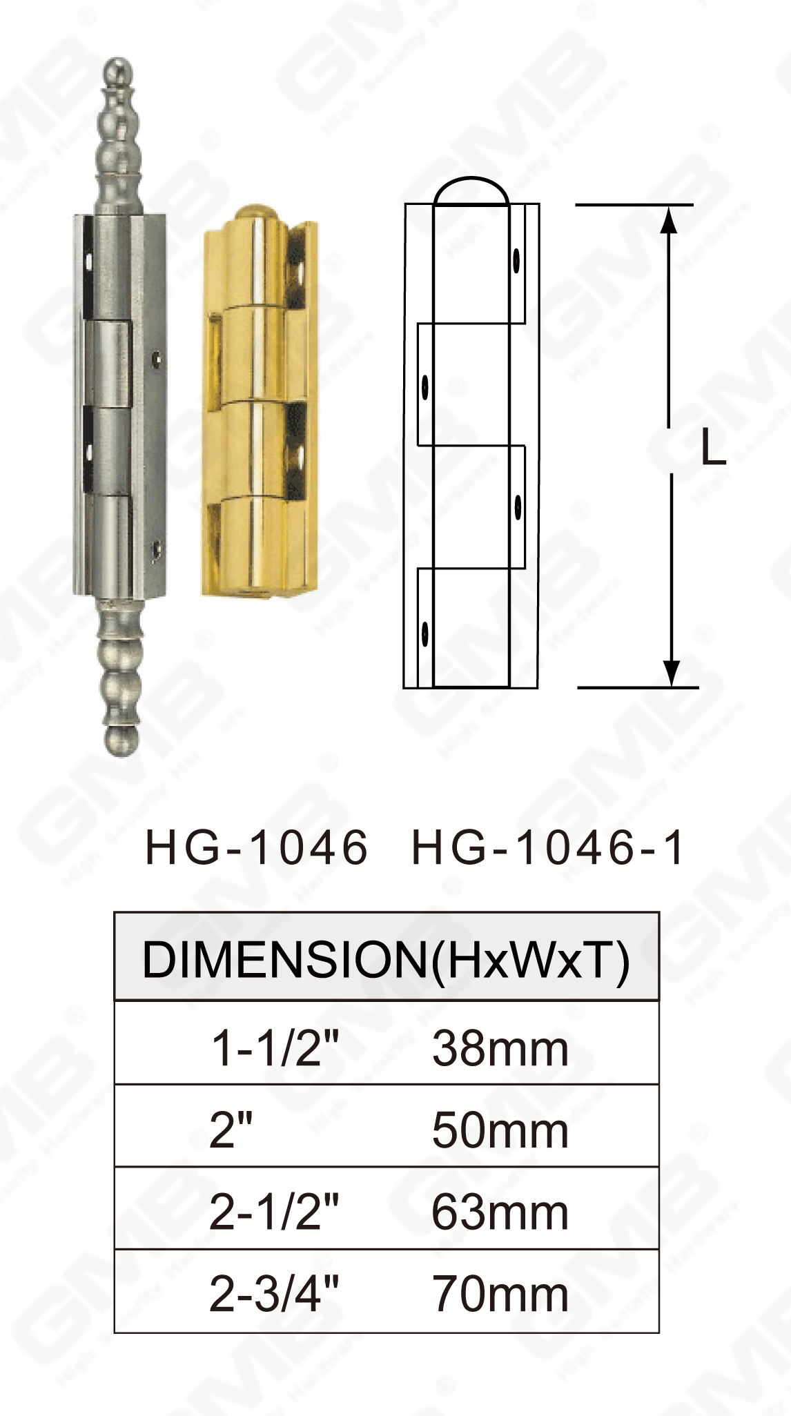 Charni&egrave;re en laiton Series_HG-1046 HG-1046-1-89