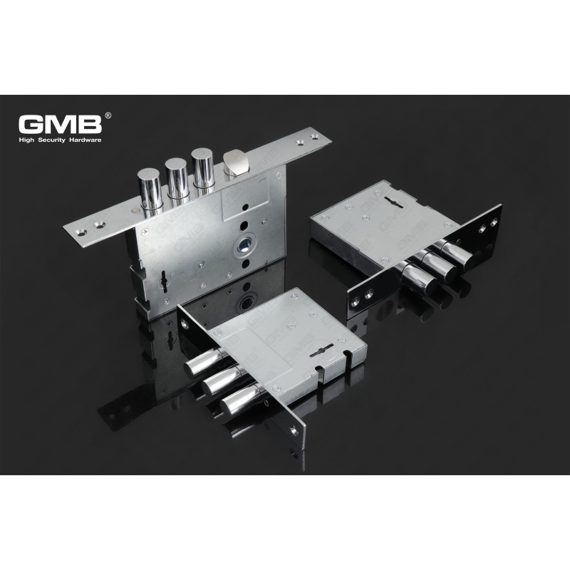 Serrure de porte de haute sécurité, corps de serrure robuste, serrure de porte extérieure à mortaise (817)