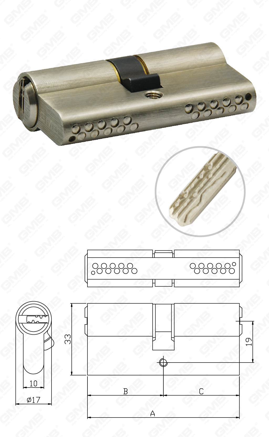 03 Cylindre Haute S&eacute;curit&eacute;_GMB-CY-26-14