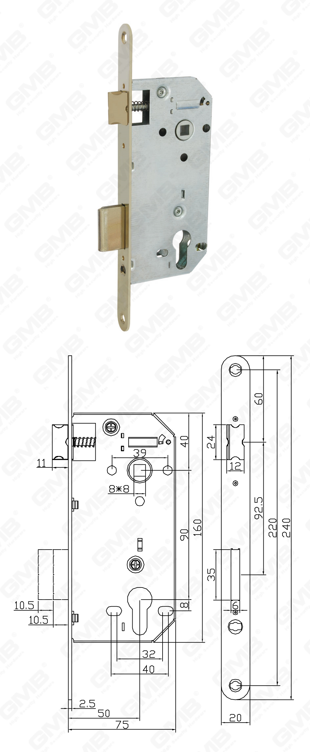 02 Serrure &agrave; mortaise_5090C-78