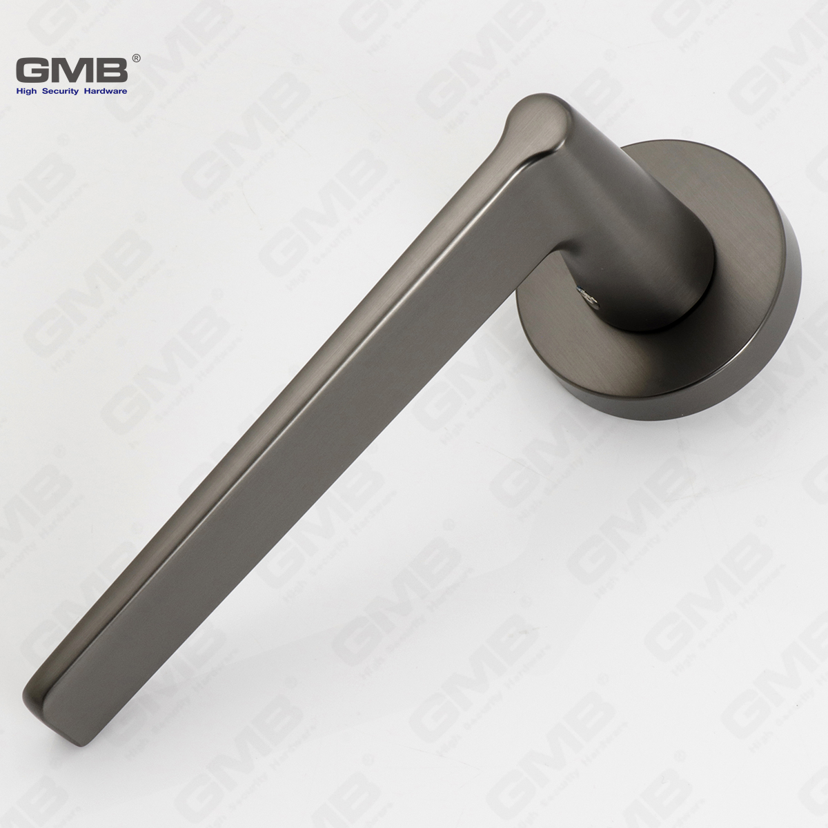Poignée de verrouillage de porte divisée en alliage de zinc simple moderne sur la rosette ronde （Z062403）