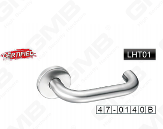 Poignée de porte/poignée de levier en bois en acier inoxydable #304 de haute qualité (LHT01)