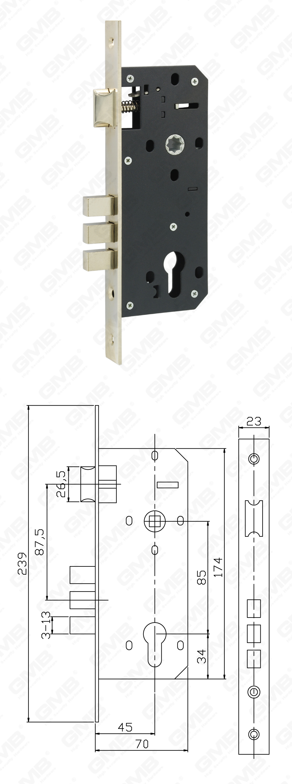 02 Serrure &agrave; mortaise第五部分_945-11A-3F-94
