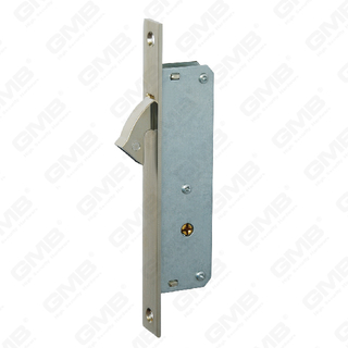 Serrure de porte en aluminium de haute sécurité serrure étroite trou de clé croisé serrure corps crochet serrure pour porte coulissante (6025S)