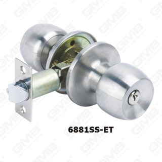 High Security ANSI Standard Tubular Bouton Lock Square Key Key Bouth Bouth Lock (6881SS-ET)