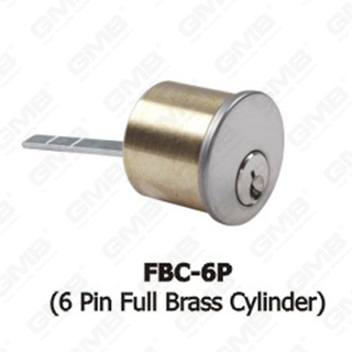 Colonteur standard standard ANSI Grade 3 Standard 6 broches Cylindre en laiton complet (FBC-6P) 