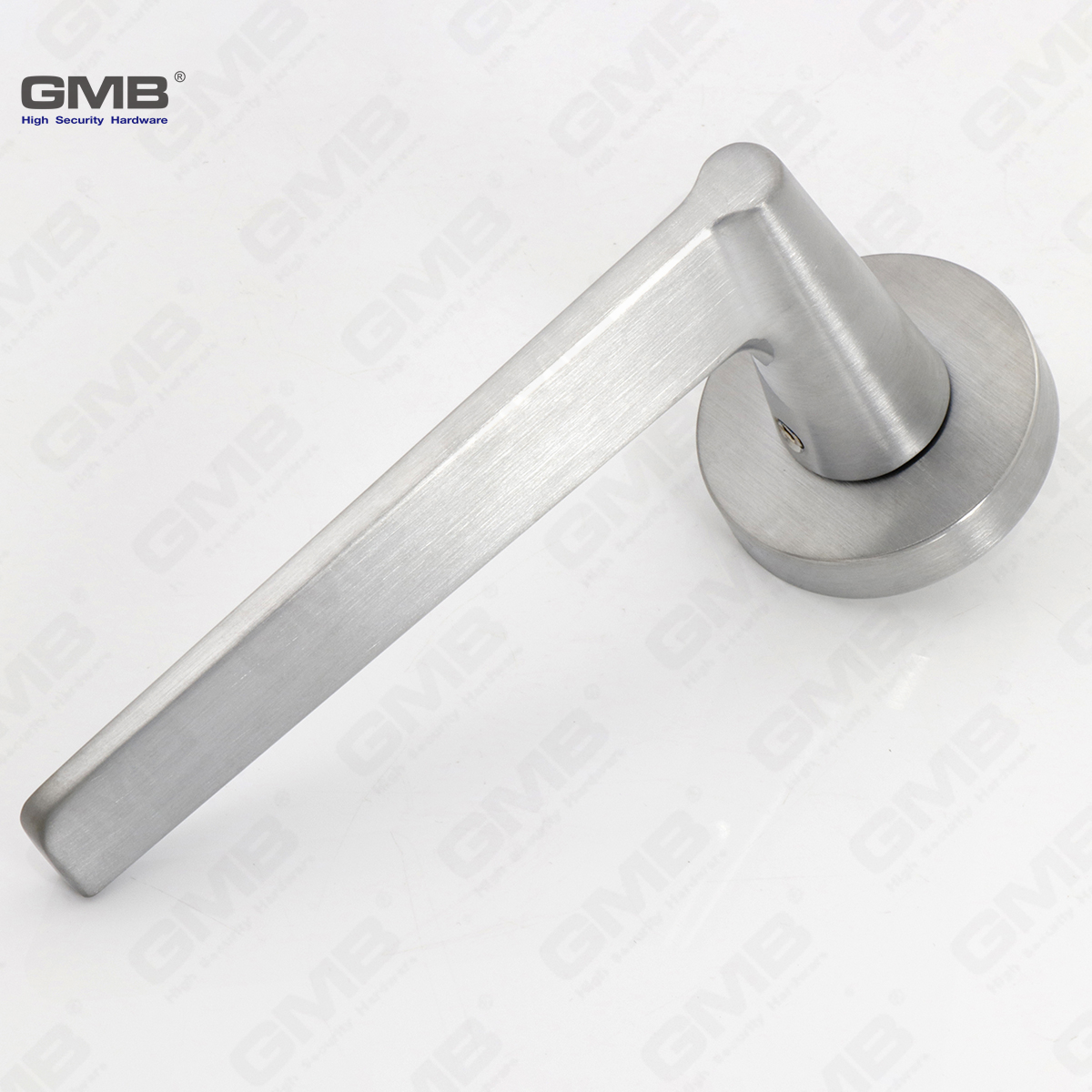 Poignée de verrouillage de porte divisée en alliage de zinc simple moderne sur la rosette ronde （Z062403）