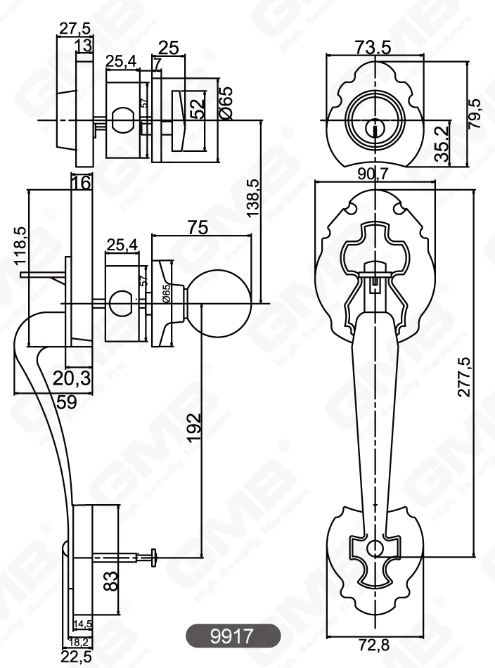 01 Grip Handle Lock Series-16