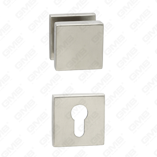 Poignée de porte en acier inoxydable de haute qualité Handle de levier de porte de porte en acier inoxydable bouton de tour de pouce WC (GB06 147)
