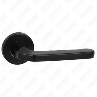 Conception de style moderne de couleur noire de haute qualité # 304 Poignée de porte en acier inoxydable Poignée de levier rose (GB03-42)