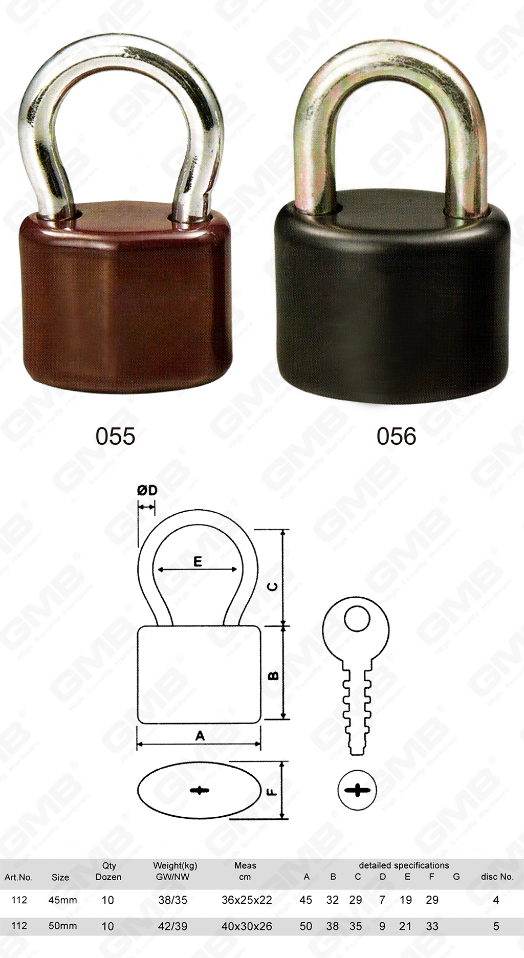 挂锁网站图2_【055-056】SERRURE EN ACIER PEINT EN PLASTIQUE -28