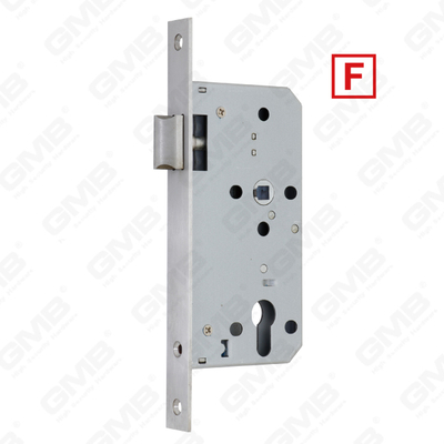 Corps de serrure à mortaise en acier inoxydable haute sécurité Trou de cylindre de porte En option pour les portes à feuillure ou sans feuillure (série 72ZL)