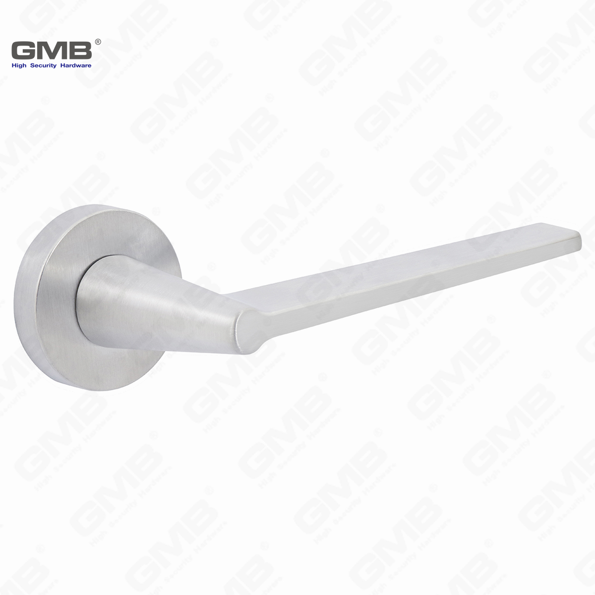 Poignée de verrouillage de porte divisée en alliage de zinc simple moderne sur la rosette ronde （Z062403）