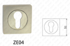 Rosette carrée de poignée de porte en aluminium d'alliage de zinc de Zamak (ZE04)