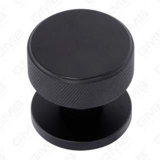 Nouvelle poignée de porte en aluminium de décoration de maison moderne sur rosace ronde