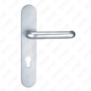 Poignée de porte en aluminium oxygéné sur la poignée de porte de plaque (G502-G10)