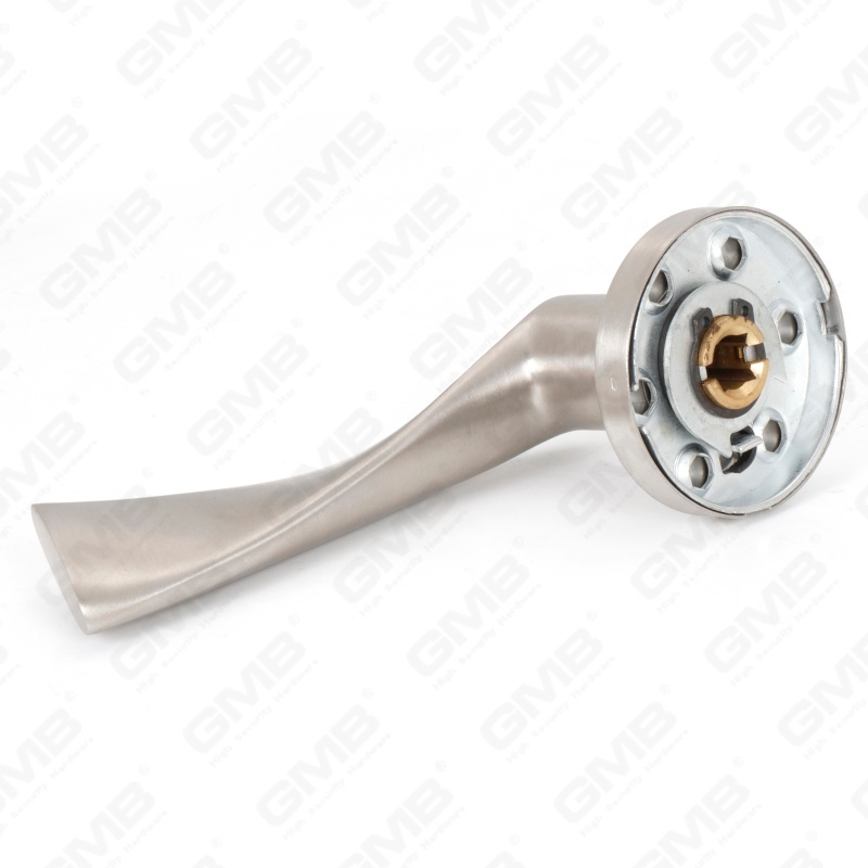 Poignée de levier de porte intérieure ronde d'entrée en acier inoxydable SUS304 de haute qualité BS En1906 Grade 4 (LHT001)